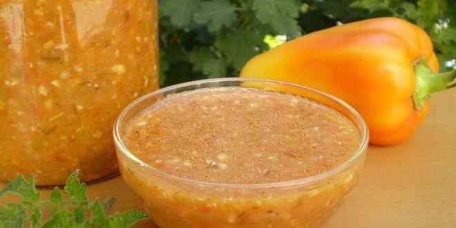 Рецепт аджики домашней острой
