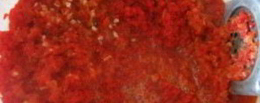 Шаг 2: аджики из перца и чеснока на зиму