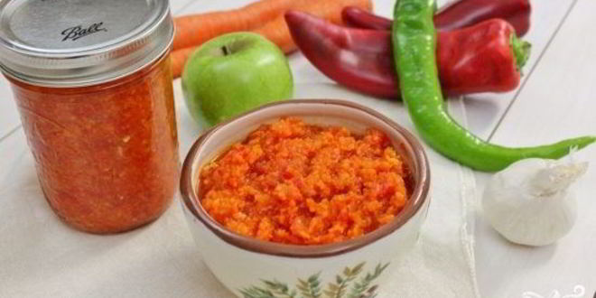 Рецепт аджики из помидорчиков на зиму