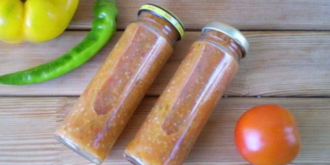 Рецепт аджики из помидоров и перца на зиму