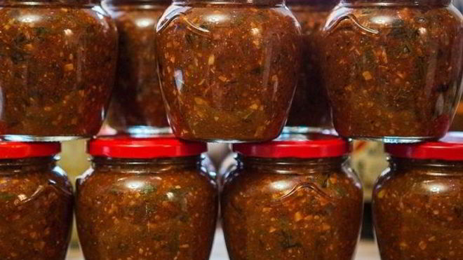 Рецепт Аджики Кавказской на зиму