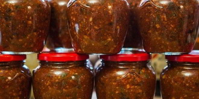 Рецепт аджики кавказской на зиму