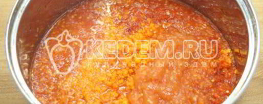 Шаг 3: аджики на зиму