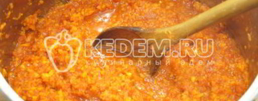 Шаг 4: аджики на зиму