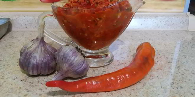 Рецепт аджики остринка