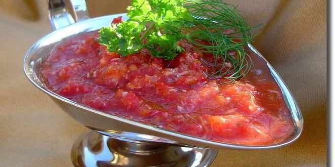 Рецепт аджики с хреном без тепловой обработки