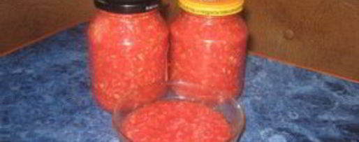 Шаг 4: аджики с хреном и чесноком на зиму