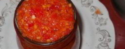 Шаг 8: аджики с морковью и перцем