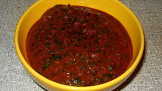 Рецепт Аджики с томатной пастой