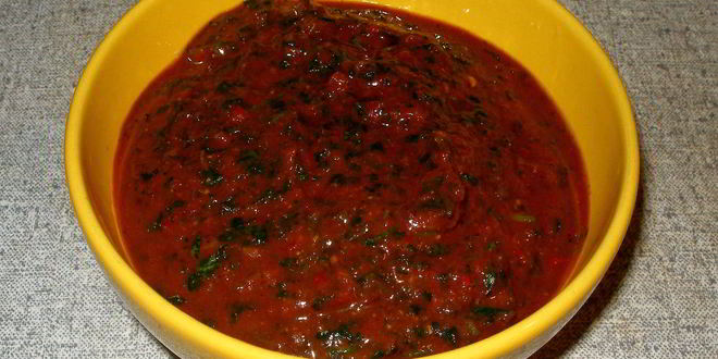Рецепт аджики с томатной пастой