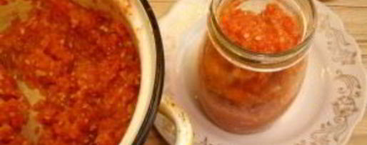 Шаг 3: аджики вареной на зиму из помидоров