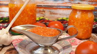 Рецепт Кабачковой аджики Всегда мало