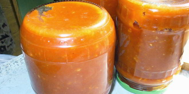 Рецепт кабачковой аджики