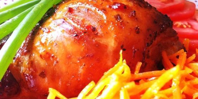 Рецепт курицы с медом и аджикой