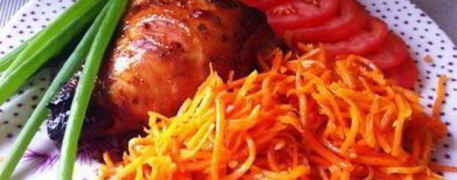 Шаг 4: курицы с медом и аджикой