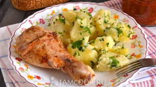 Рецепт Курицы, запеченной с аджикой