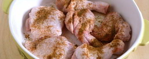 Шаг 3: курицы, запеченной с аджикой