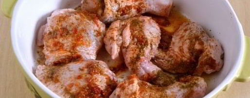 Шаг 4: курицы, запеченной с аджикой