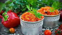 Рецепт Овощной аджики с перцем и кабачками
