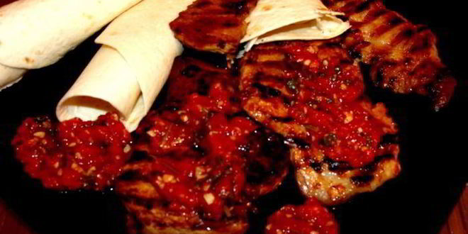 Рецепт свинины-гриля в аджике