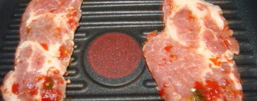 Шаг 1: свинины-гриля в аджике