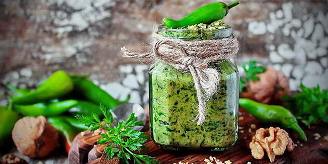 Рецепт зеленой аджики по-абхазски