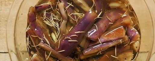 Шаг 2: баклажанов по-корейски в уксусе на зиму