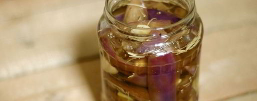 Шаг 3: баклажанов по-корейски в уксусе на зиму