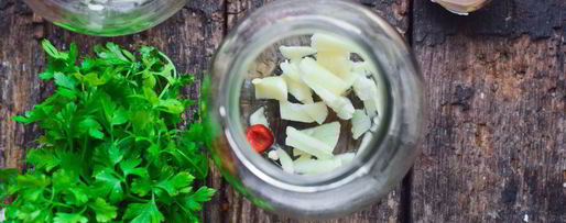 Шаг 1: баклажанов с чесноком на зиму