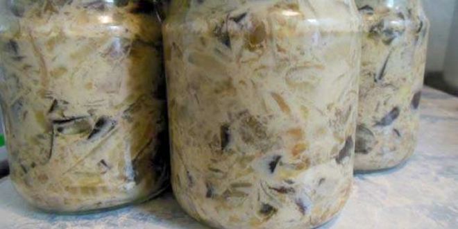 Рецепт баклажанов с майонезом на зиму