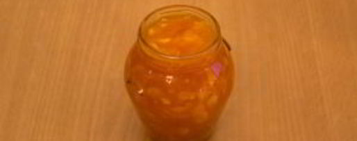 Шаг 9: абрикосового джема с миндальными лепестками