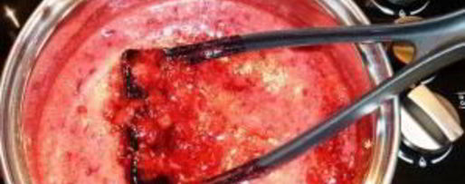 Шаг 2: брусничного джема