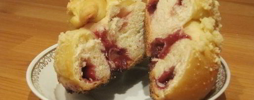 Шаг 10: булочек-узелков с джемом