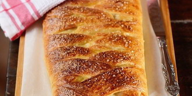 Рецепт датской косы с джемом