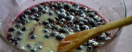 Шаг 3: джема черничного из морозилки