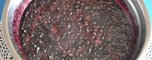 Шаг 4: джема из черники