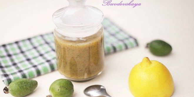 Рецепт джема из фейхоа и имбиря