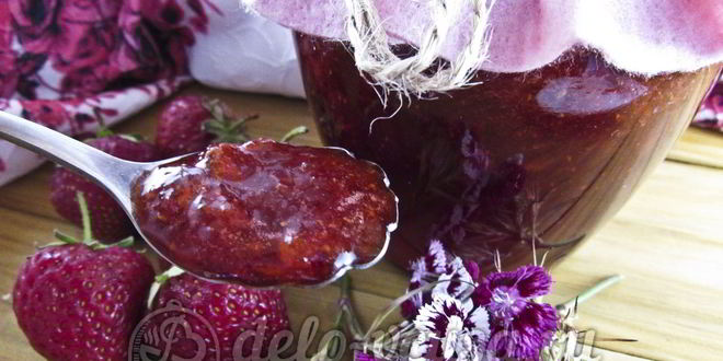 Рецепт джема из клубники