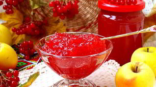 Рецепт Джема из яблок и калины