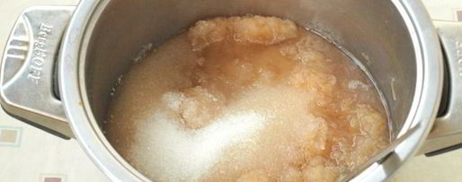 Шаг 2: джема из яблок и калины