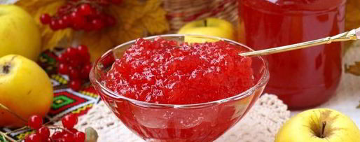 Шаг 4: джема из яблок и калины