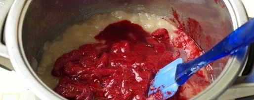 Шаг 7: джема из яблок и кизила