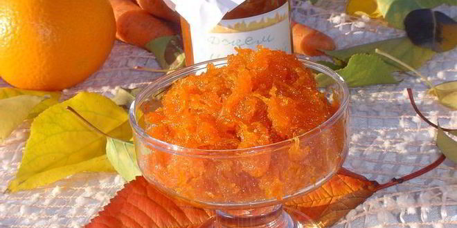 Рецепт джема морковного с апельсиновой ноткой