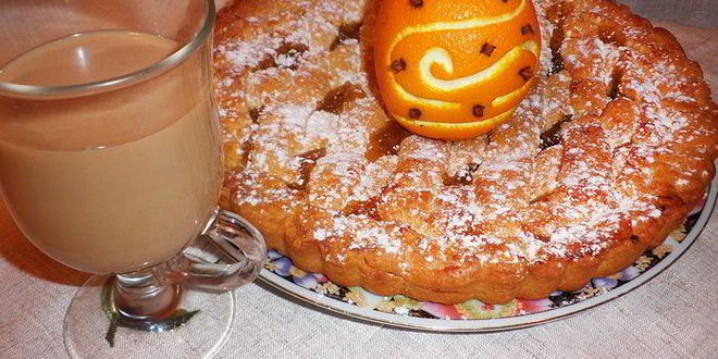 Рецепт кростаты с апельсиновым джемом