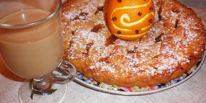 Рецепт кростаты с апельсиновым джемом