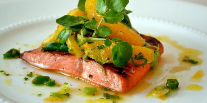 Рецепт лосося с апельсиновым джемом