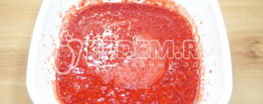 Шаг 2: малинового джема без косточек