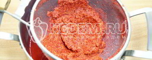 Шаг 3: малинового джема без косточек