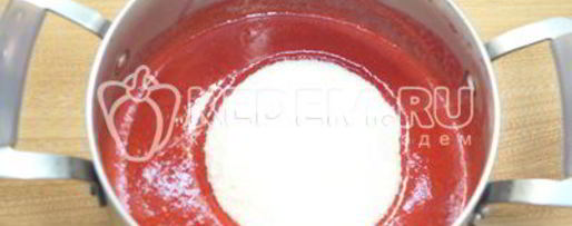 Шаг 5: малинового джема без косточек