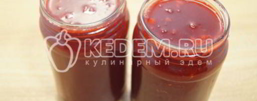 Шаг 6: малинового джема без косточек